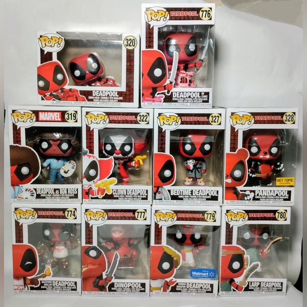 Deadpool Walmart Exc #319, #320, #322, #327, #328, #774, #776, #777 Funk…